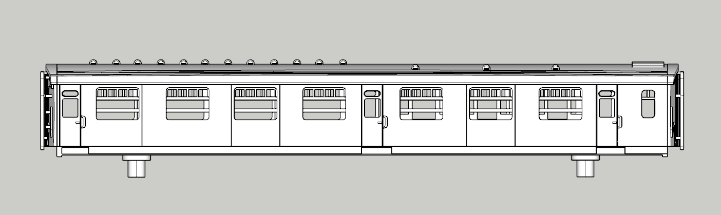 (image for) (N) SR Bulleid Eastleigh 3 cmpt Rest First Saloon - d2507